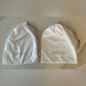 Jimmy Choo brand new, never used show dust bags